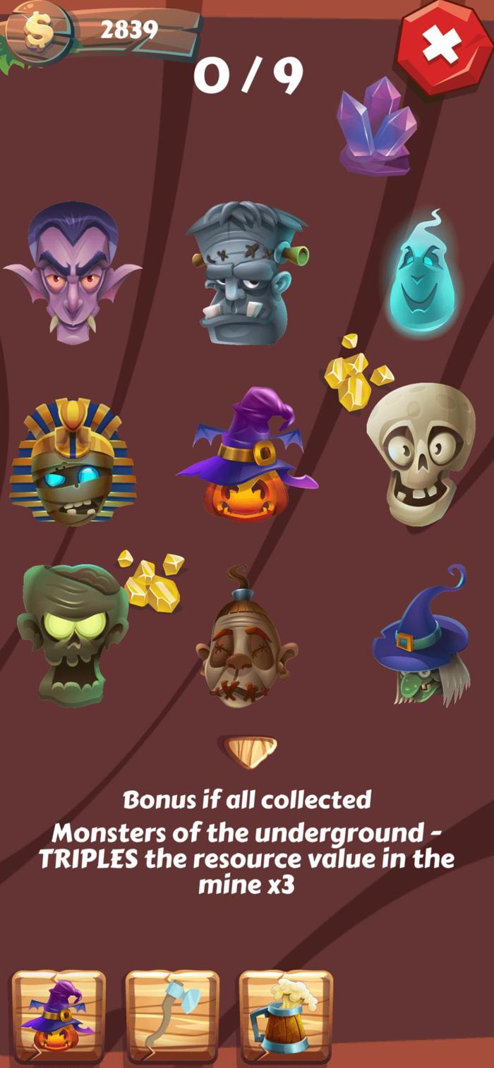 Chop Mine Game Template