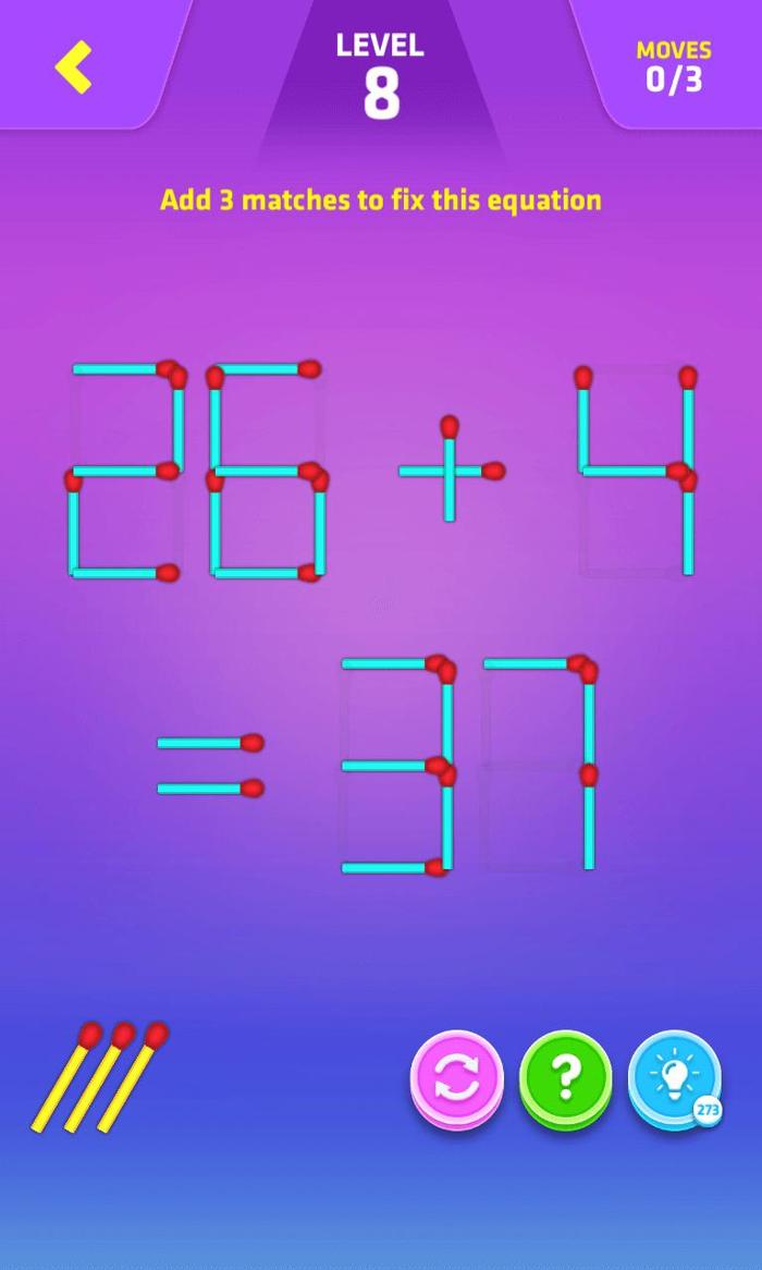 Matches Puzzle Game – Complete Unity Project Source Code