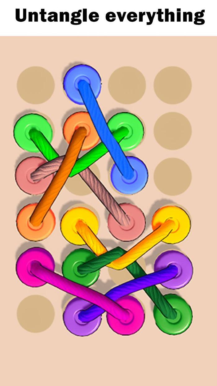 Rope Tangle Twisted Ropes