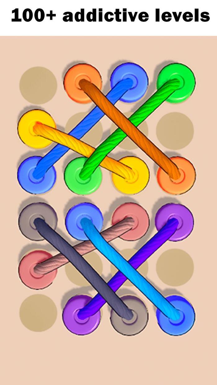 Rope Tangle Twisted Ropes